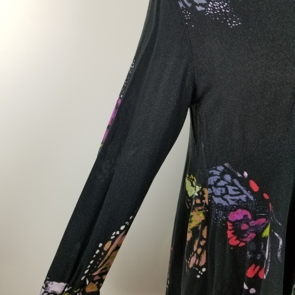 FREE PEOPLE Field of Butterflies Tunic Dress Top, sz Sm - Picture 4 of 13